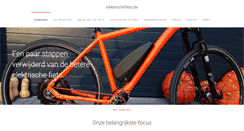 Desktop Screenshot of elektrischefiets.be